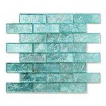 Solistone Folia Juniper 12 in. x 12 in. x 6.35mm Glass Mesh-Mounted Mosaic Wall Tile (10 sq. ft./case)