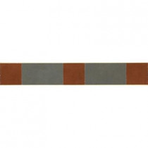 Daltile Veranda Multicolor 3-1/4 in. x 20 in. Deco G Porcelain Border Floor and Wall Tile