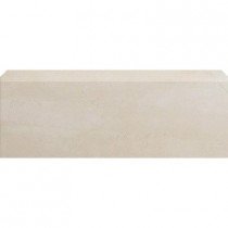 U.S. Ceramic Tile Avila Blanco 3-1/4 in. x 12 in. Glazed Ceramic Single Bullnose Tile-DISCONTINUED