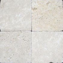 MS International Chiaro 6 in. x 6 in. Tumbled Travertine Floor and Wall Tile (1 sq. ft. / case)