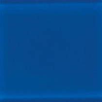 Daltile Glass Reflections 4-1/4 in. x 4-1/4 in. Stratosphere Blue Glass Wall Tile (4 sq. ft. / case)-DISCONTINUED