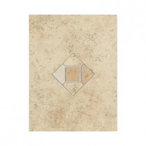 Daltile Brixton Sand 9 in. x 12 in. Ceramic Decorative Accent Wall Tile - DISCONTINUED