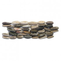 Solistone Standing Pebbles Corolla 4 in. x 12 in. Natural Stone Pebble Mosaic Rock Wall Tile (5 sq. ft. / case)