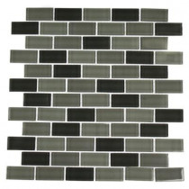 Splashback Tile Shade 12 in. x 12 in. x 8 mm Glass Mosaic Floor and Wall Tile