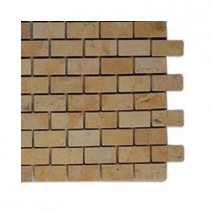 Splashback Tile Jerusalem Gold Bricks Natural Stone Floor and Wall Tile Sample