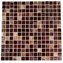 Splashback Tile Pomegranate Martini 12 in. x 12 in. x 8 mm Glass Floor and Wall Tile