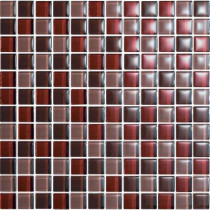 EPOCH Color Blends Especia-1603 Gloss Mosaic Glass Mesh Mounted Tile - 4 in. x 4 in. Tile Sample-DISCONTINUED