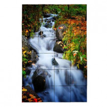 Tile My Style Waterfall1 24 in. x 36 in. Tumbled Marble Tiles (6 sq. ft. /case)