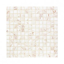 Jeffrey Court Pearl Glaze 12 in. x 12 in. x 4mm Glass Mosaic Wall Tile