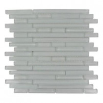 Splashback Tile Temple Floes 12 in. x 12 in. x 8 mm Glass Mosaic Floor and Wall Tile