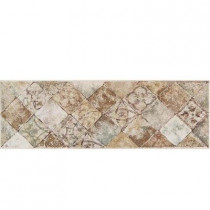 Daltile Portenza Universal 4 in. x 14 in. Glazed Porcelain Decorative Border Floor and Wall Tile