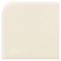 Daltile Modern Dimensions Gloss Biscuit 2-1/8 in. x 2-1/8 in. Ceramic Surface Bullnose Corner Wall Tile-DISCONTINUED