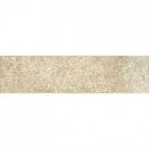 ELIANE Athens Grigio 3 in. x 12 in. Glazed Porcelain Bullnose Floor and Wall Tile