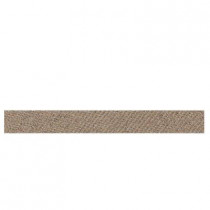 Daltile Identity Imperial Gold Fabric 1 in. x 6 in. Porcelain Cove Corner Floor and Wall Tile-DISCONTINUED