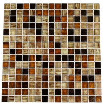Splashback Tile Lima Bean 13 in. x 13 in. x 4 mm Stained Glass Mosaic Floor and Wall Tile