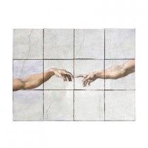 Tile My Style The Fall 24 in. x 18 in. Tumbled Marble Tiles (3 sq. ft. /case)
