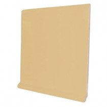 U.S. Ceramic Tile Color Collection Bright Camel 6 in. x 6 in. Ceramic Stackable Right Cove Base Corner Wall Tile-DISCONTINUED