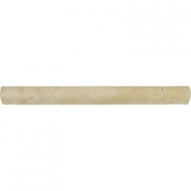MS International Tuscany Beige 1 in. x 12 in. Dome Molding Honed Travertine Wall Tile (10 ln. ft. / case)