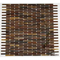 Splashback Tile Glass Mosaic 12 in. x 12 in. x 8 mm Floor and Wall Tile