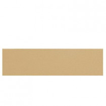 Daltile Colour Scheme Luminary Gold Solid 3 in. x 12 in. Porcelain Cove Base Corner Trim Floor and Wall Tile-DISCONTINUED