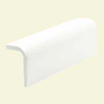 U.S. Ceramic Tile Color Collection Matte Snow White 2 in. x 6 in. Ceramic Sink Rail Wall Tile