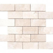 MS International Bologna Chiaro 3 in. x 6 in. Tumbled Travertine Floor and Wall Tile (1 sq. ft. / case)