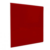 U.S. Ceramic Tile Color Collection Bright Red Pepper 6 in. x 6 in. Ceramic Surface Bullnose Corner Wall Tile-DISCONTINUED