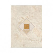 Daltile Brancacci Aria Ivory 9 in. x 12 in. Ceramic Accent Tile-DISCONTINUED