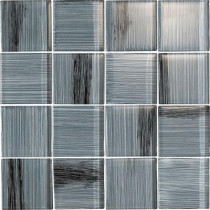 EPOCH Brushstrokes Peltro-1505-3 Mosaic Glass Mesh Mounted - 4 in. x 4 in. Tile Sample-DISCONTINUED