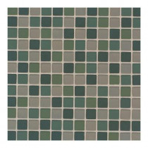 Daltile Maracas Everglades Blend 12 in. x 12 in. 8mm Frosted Glass Mesh Mount Mosaic Wall Tile (10 sq. ft. / case)-DISCONTINUED