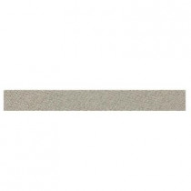 Daltile Identity Cashmere Gray Fabric 1 in. x 6 in. Porcelain Cove Base Corner Floor and Wall Tile