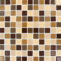 MS International Spring Leaf 12 in. x 12 in. x 4 mm Glass Mesh-Mounted Mosaic Tile