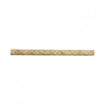 Jeffrey Court Diamond Rope Rustica 1/2 in. x 12 in. Resin Accent