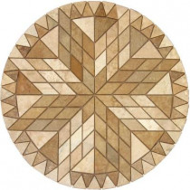 MS International Medallion 7123 36 in. Travertine Floor and Wall Tile (7.07 sq. ft./case)-DISCONTINUED
