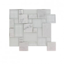 Splashback Tile Tetris Carrera Ice Parisian Pattern Tile Sample