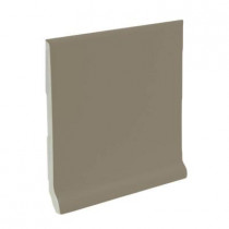 U.S. Ceramic Tile Matte Cocoa 6 in. x 6 in. Ceramic Stackable /Finished Cove Base Wall Tile-DISCONTINUED