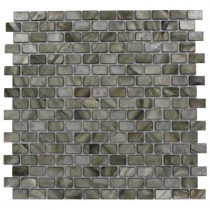 Splashback Tile Tile Mini Brick Pattern 12 in. x 12 in. x 8 mm Mosaic Floor and Wall Tile