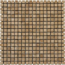 MS International Noche Premium 12 in. x 12 in. x 10 mm Tumbled Travertine Mesh-Mounted Mosaic Tile (10 sq. ft. / case)