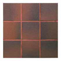 Daltile Quarry Red Flash 6 in. x 6 in. Ceramic Floor and Wall Tile (11 sq. ft. / case)