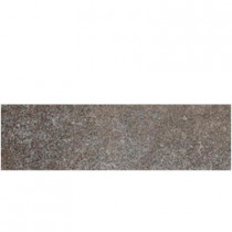 Daltile Metal Effects Brilliant Bronze 3 in. x 13 in. Porcelain Surface Bullnose Floor and Wall Tile-DISCONTINUED