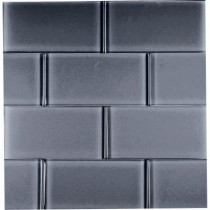 Epoch Architectural Surfaces Dancez Watusi-1443 Glass Subway Tile - 3 in. x 6 in. Tile Sample-DISCONTINUED