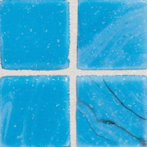 Daltile Sonterra Glass Cancun Blue 12 in. x 12 in. x 6 mm Glass Sheet Mounted Mosaic Wall Tile