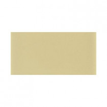 Daltile Glass Reflections 3 in. x 6 in. Cream Soda Glass Wall Tile (4 sq. ft. / case)-DISCONTINUED