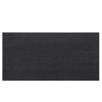 Daltile Identity Twilight Black Grooved 12 x 24 in. Polished Porcelain Floor and Wall Tile (11.62 sq. ft. / case)-DISCONTINUED