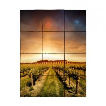 Tile My Style Vineyard2 24 in. x 18 in. Tumbled Marble Tiles (3 sq. ft. /case)