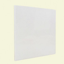 U.S. Ceramic Tile Matte Snow White 6 in. x 6 in. Ceramic Surface Bullnose Corner Wall Tile-DISCONTINUED
