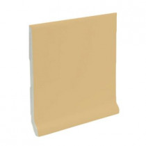 U.S. Ceramic Tile Bright Camel 6 in. x 6 in. Ceramic Stackable /Finished Cove Base Wall Tile-DISCONTINUED